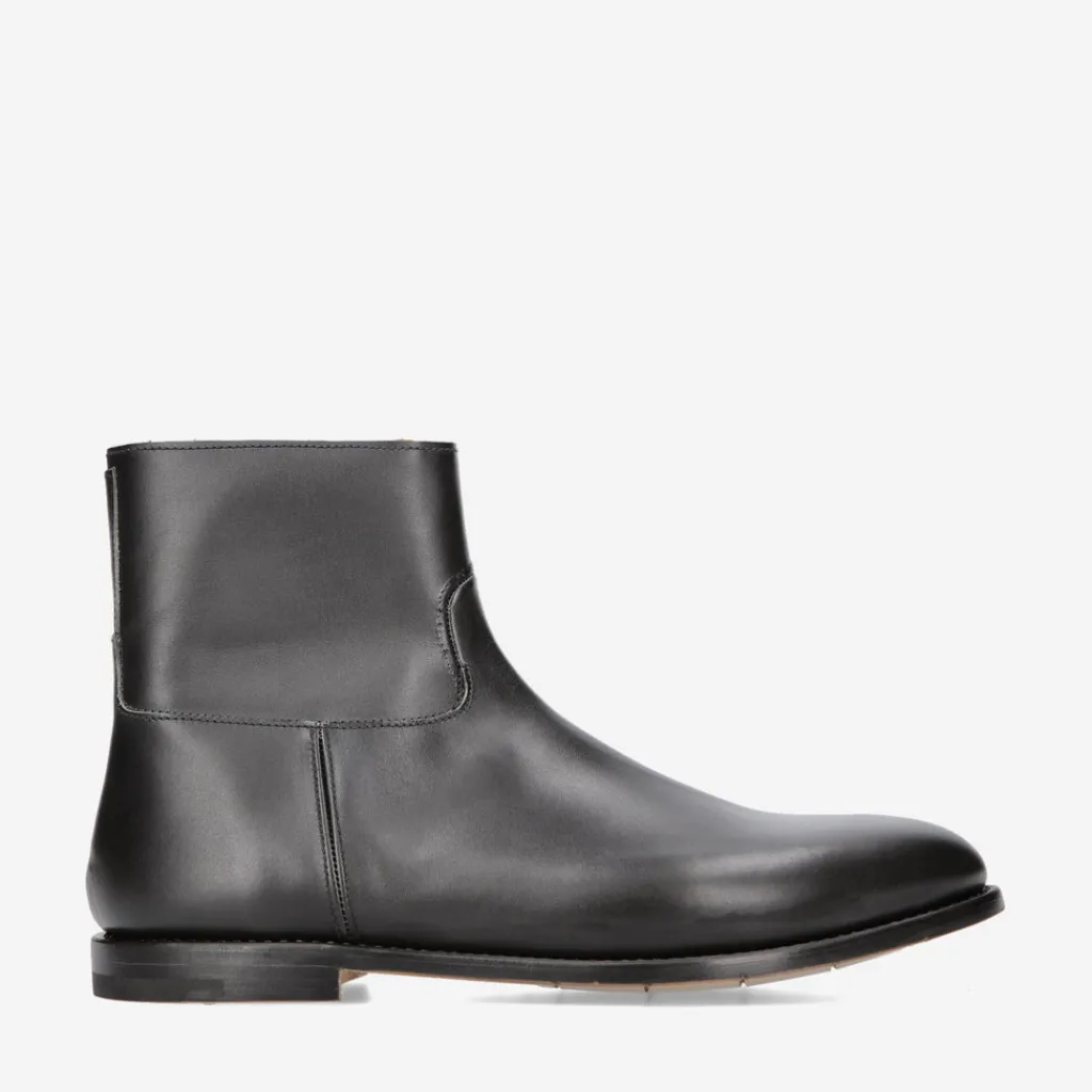 32113A Brushed Leather Ankle Boots*Premiata Fashion