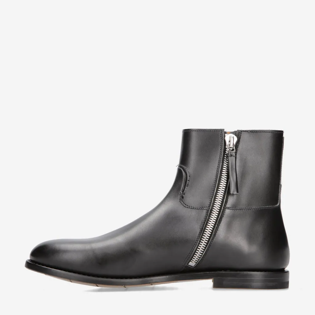32113A Brushed Leather Ankle Boots*Premiata Fashion