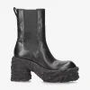 Anja M6338E Leather Ankle Boots With Heel*Premiata Hot