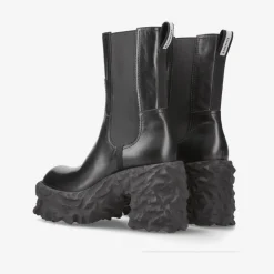 Anja M6338E Leather Ankle Boots With Heel*Premiata Hot