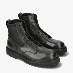Combat Boots In Leather And Nylon*Premiata Discount