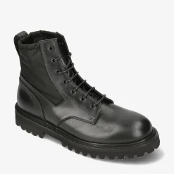 Combat Boots In Leather And Nylon*Premiata Discount
