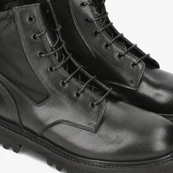 Combat Boots In Leather And Nylon*Premiata Discount