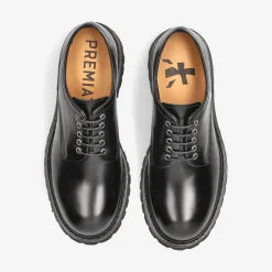 Derby 32018C In Brushed Leather*Premiata Cheap