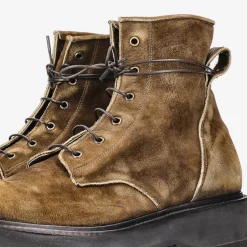 Lace-Up Ankle Boots 31917Ya In Suede*Premiata Store