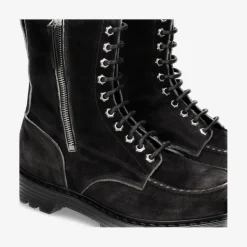 Lace-Up Ankle Boots 31904Yn In Suede*Premiata Cheap