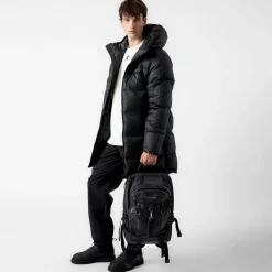 Long Down Jacket Pr211P10 In Nylon And Feather*Premiata Online
