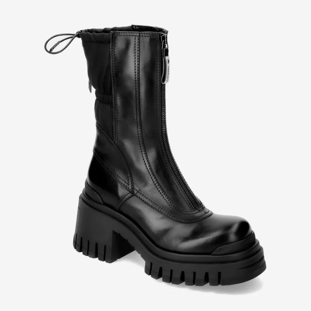 M6352A Ankle Boots In Calfskin And Nylon*Premiata Shop