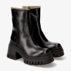 M6625A Brushed Leather Ankle Boots With Heel*Premiata New
