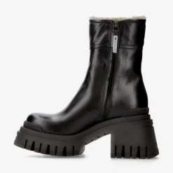 M6625A Brushed Leather Ankle Boots With Heel*Premiata New