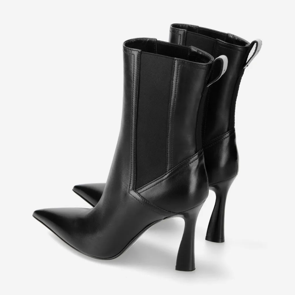 M6589B Leather Ankle Boots With High Heel*Premiata Shop