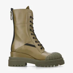 M6561C Olive Calfskin Ankle Boots*Premiata Cheap