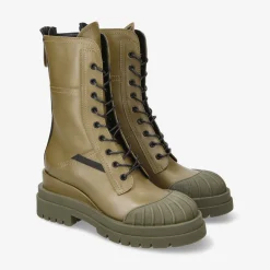 M6561C Olive Calfskin Ankle Boots*Premiata Cheap