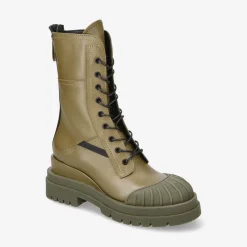 M6561C Olive Calfskin Ankle Boots*Premiata Cheap