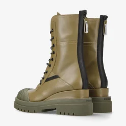 M6561C Olive Calfskin Ankle Boots*Premiata Cheap