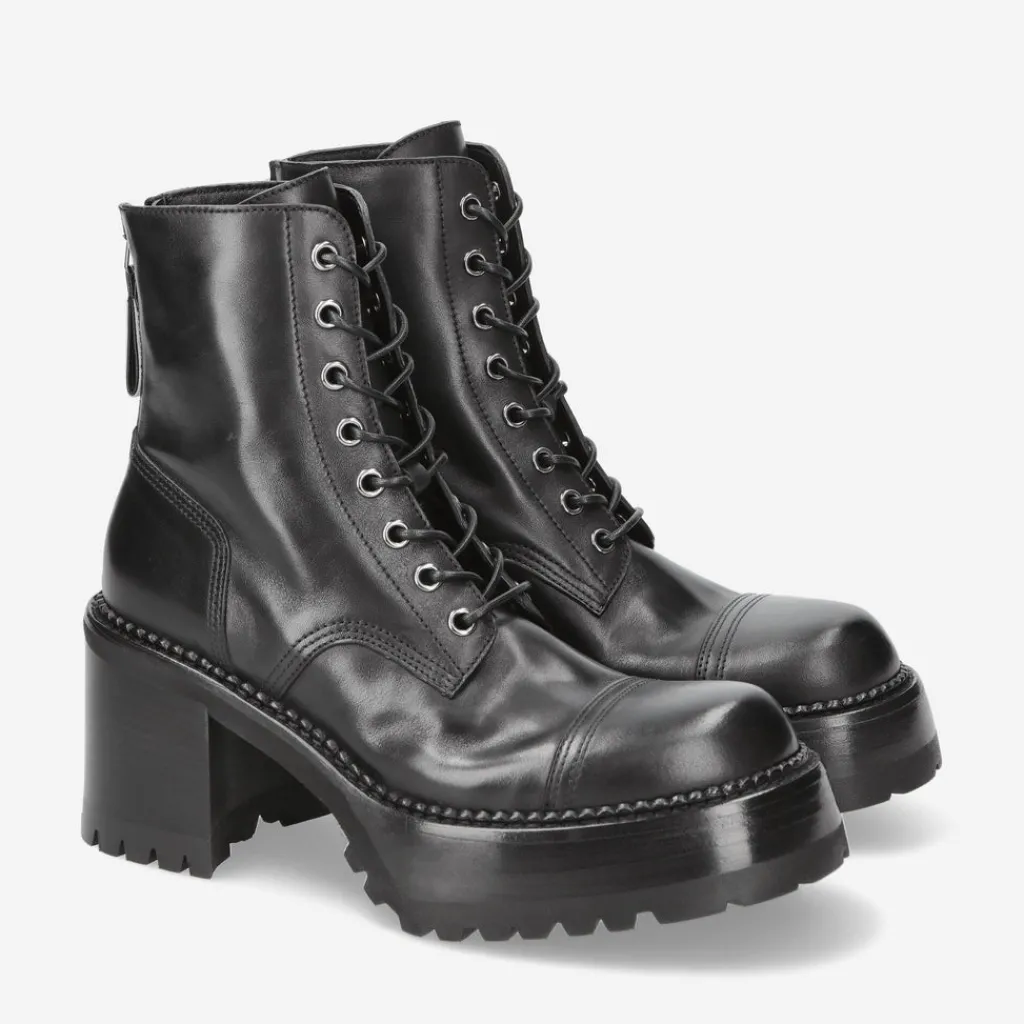 Mcqueen M4519La Calfskin Ankle Boots*Premiata Shop