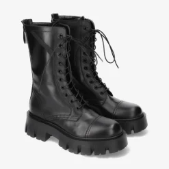 M6118E Leather Lace-Up Ankle Boots*Premiata Cheap