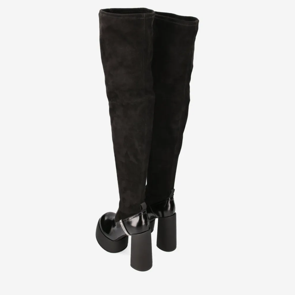 M6323H High Boots In Calfskin And Suede*Premiata Flash Sale