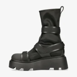 Peg M6378A Ankle Boots In Satin And Velcro*Premiata Shop