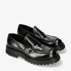 32019A Moccasins In Brushed Leather*Premiata Hot