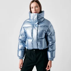 Short Down Jacket Pr201320 In Nylon*Premiata New