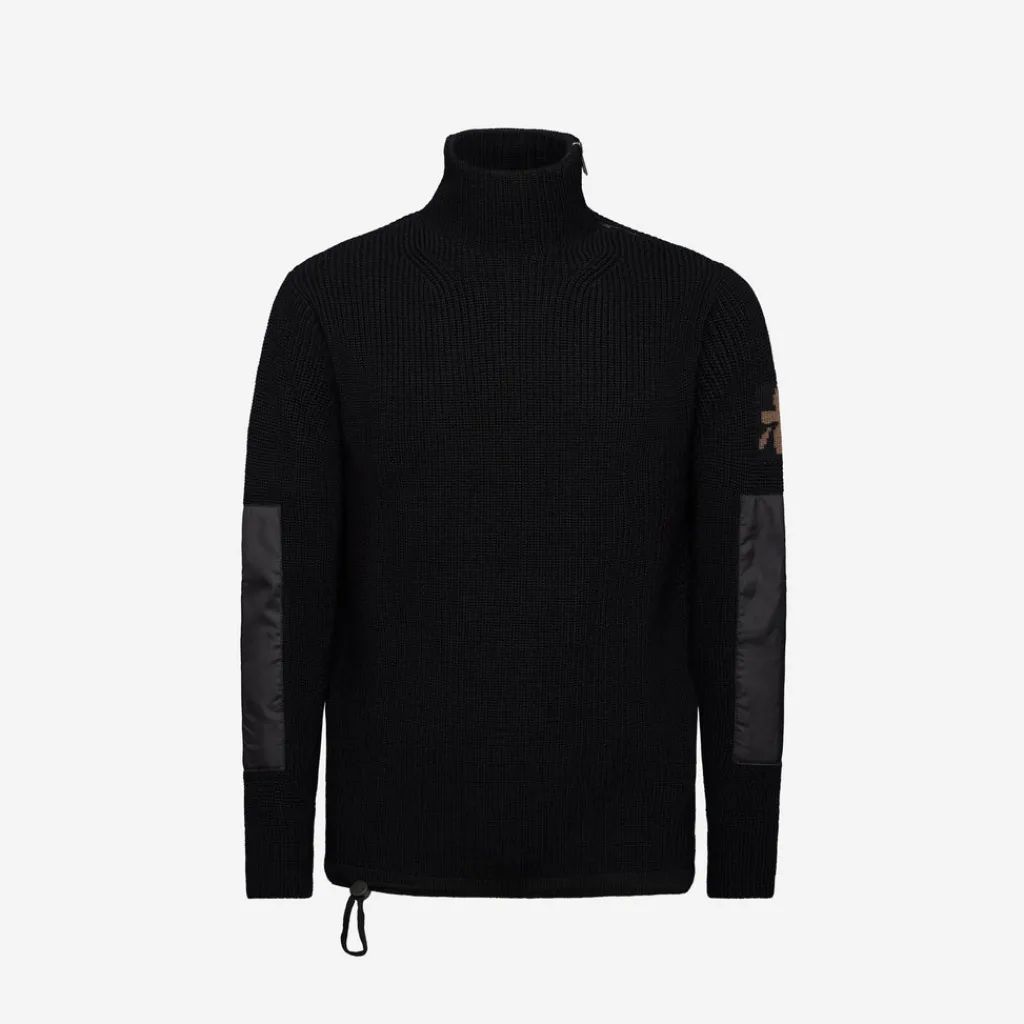 Turtleneck Pr275100 In Wool And Nylon*Premiata Shop