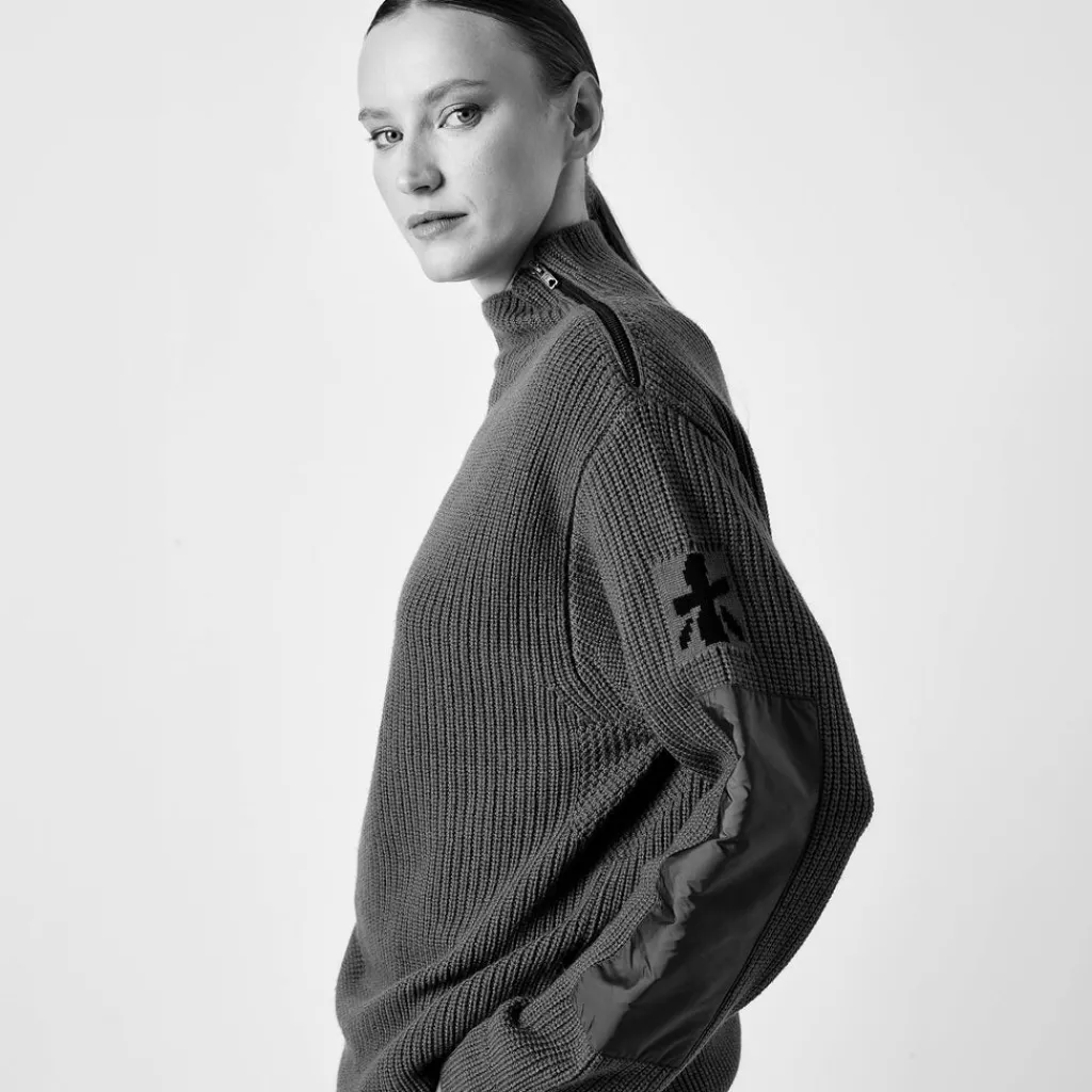Turtleneck Pr275100 In Wool And Nylon*Premiata Shop
